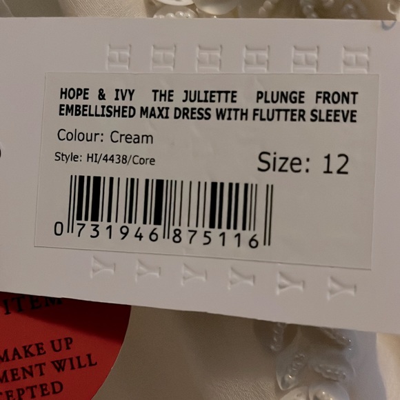 Juliette dress from Hope & Ivy’s bridal collection - NWT - Picture 4 of 4